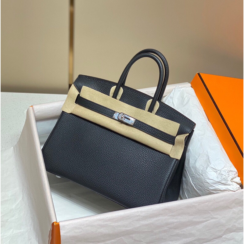 Pre order ราคา10000 HERMES Birkin togo กระเป๋าถือ หนังแท้ กระเป๋าแฟชั่น size: 25cm