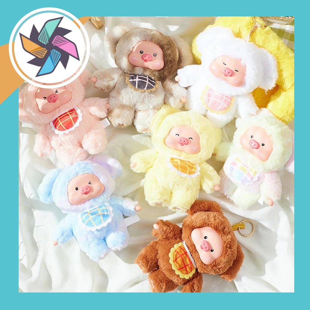 (โค๊ดแฟลด 30%) พร้อมส่ง Mino Pig ตุ๊กตาพวงกุญแจ กล่องสุ่ม แบบจุ่มและยกกล่อง