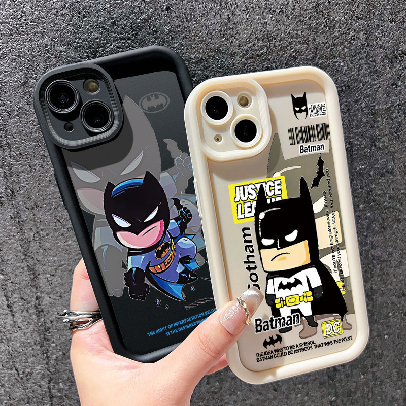 เคสสำหรับ OPPO A15 A15s A35 เคสโทรศัพท์แบทแมนซิลิโคนลายการ์ตูนฝาครอบดูดซับแรงกระแทก - รูปที่ 2