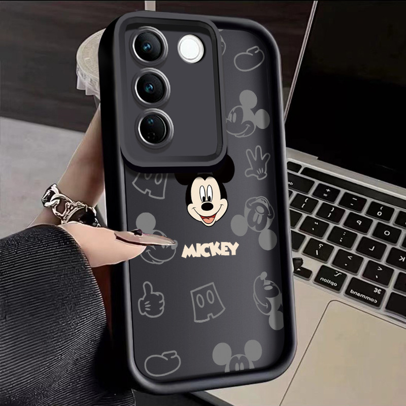 เคสสำหรับ VIVO V27 5G VIVO V27 Pro 5G S16 Pro 5G เคสป้องกันซิลิโคนกันตกลายเคสโทรศัพท์มีลายมิกกี้มินนี่