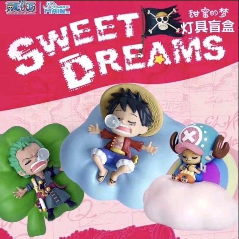 ⭐พร้อมส่ง⭐One Piece x Win Main - One Piece Sweet Dream lamp (โคมไฟ One Piece โคมไฟ) (Blind Box)