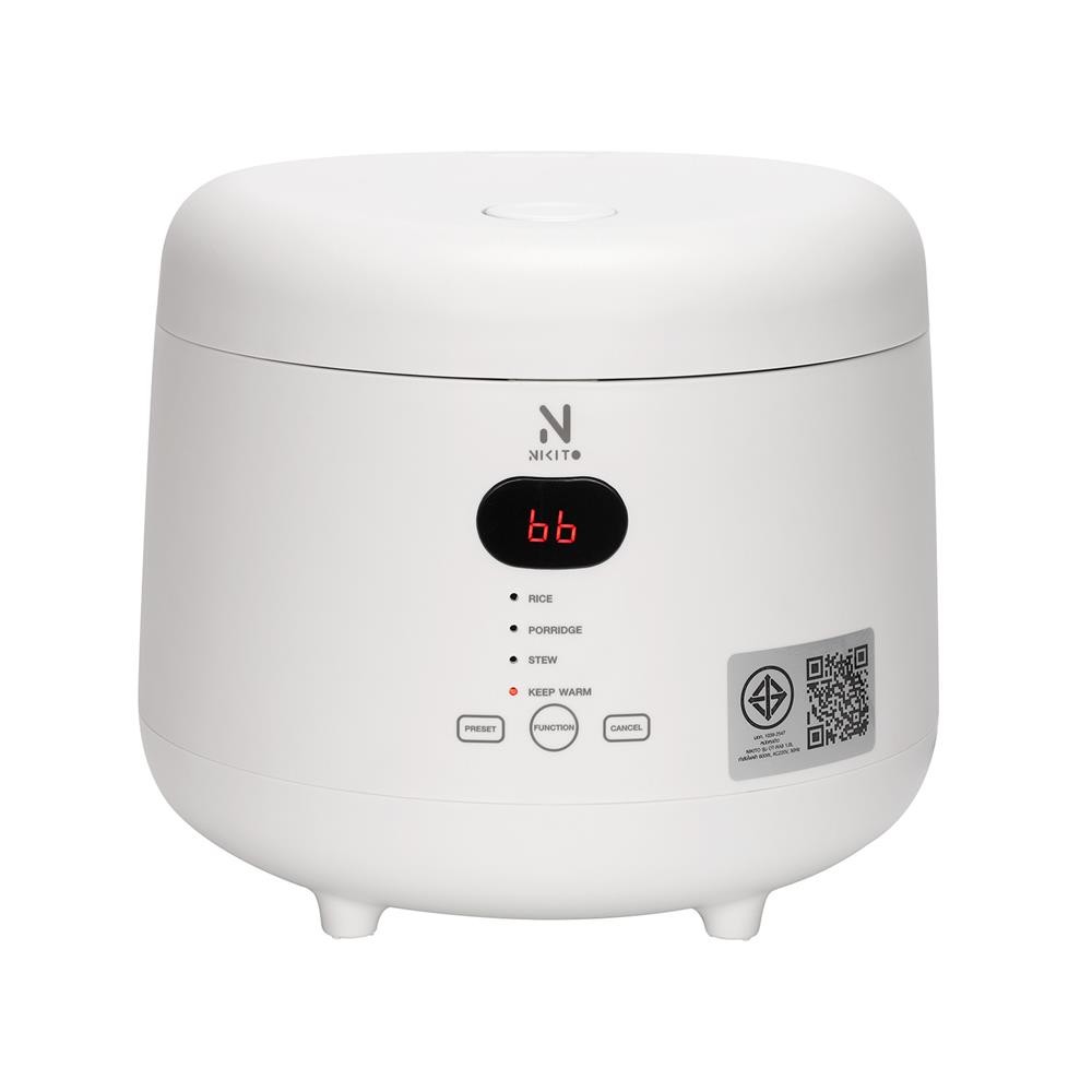 NIKITO หม้อหุงข้าว DIGITAL OT-RA8 สีขาว 1 ลิตร จัดส่งโดย HomePro