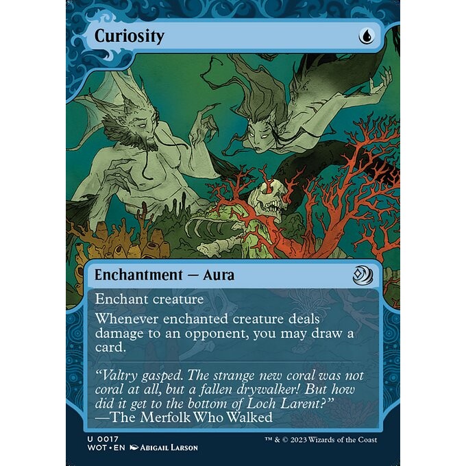 [Wilds of Eldraine Enchanting Tales(normal)] - [WOT] - (U) - [Curiosity] - [2023]