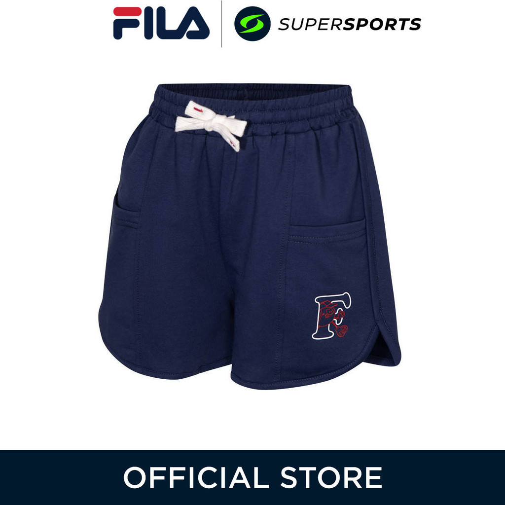 FILA SHA240809G กางเกงลำลองขาสั้นเด็กผู้หญิง