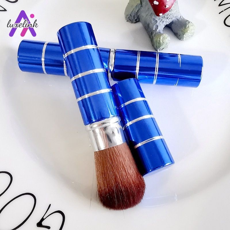 luxelinkRetractable Finishing Powder Brush แปรงปัดแป้งแบบพกพา Soft Bristle Powder Brush