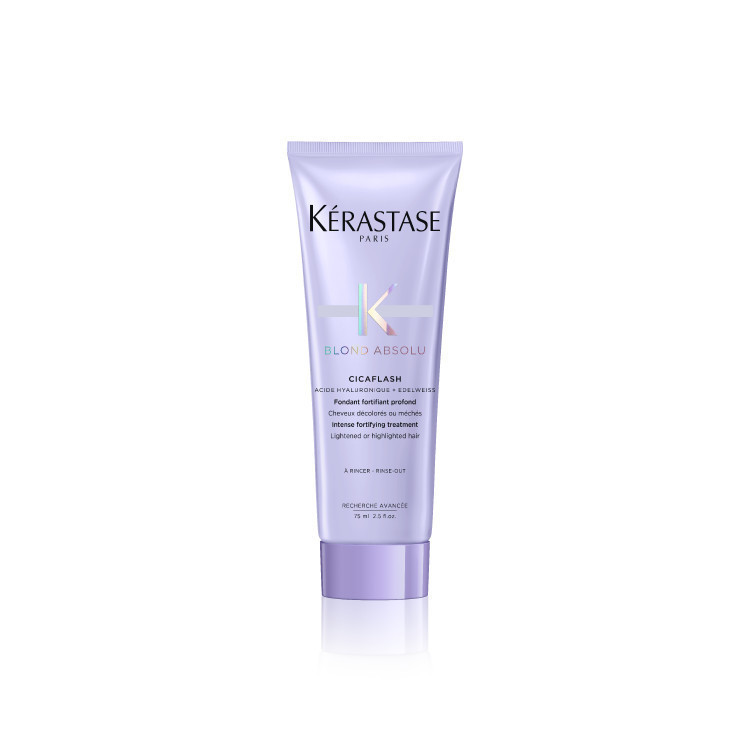 [สินค้าสมนาคุณงดจำหน่าย] Blond Absolu Cicaflash Intense Fortifying คอนดิชันเนอร์บำรุงสำหรับผมทำสีโทนหม่น 75ml