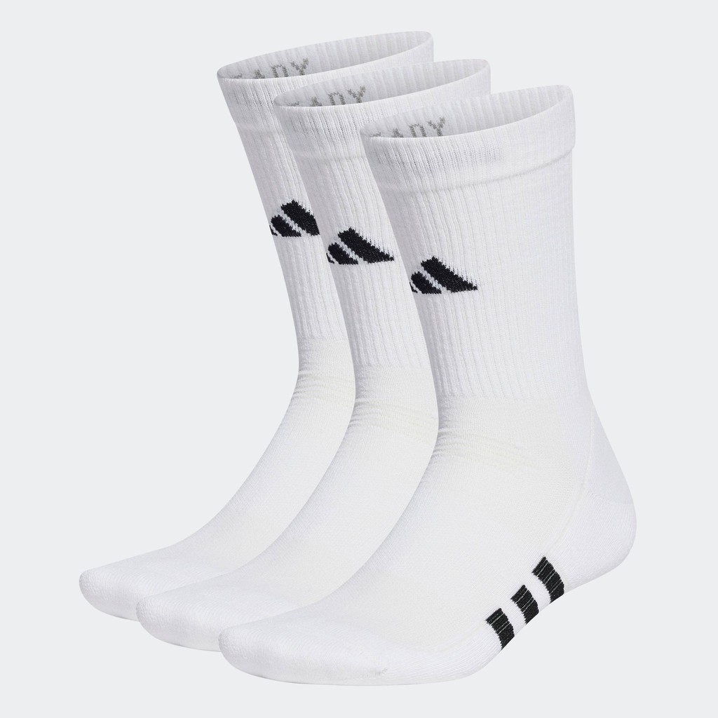 adidas Training Performance Cushioned Crew Socks 3 Pairs Unisex White HT3452