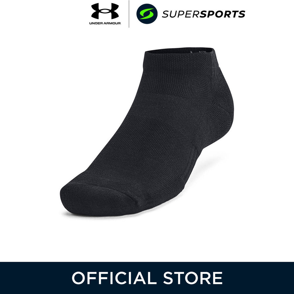 UNDER ARMOUR Training Cotton Low Cut ถุงเท้าผู้ใหญ่ (แพ็ค 3 คู่)