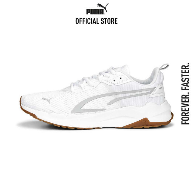PUMA BASICS - รองเท้าผ้าใบ Stride สีขาว - 38942202