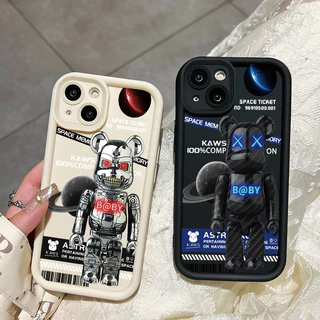 เคสสำหรับ Samsung Galaxy A12 4G A12 5G F12 M12 เคสซิลิโคนนิ่มกันกระแทกแฟชั่นเคสโทรศัพท์หมีรุนแรงใหม่