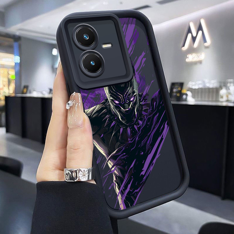 เคสสำหรับ VIVO Y22 VIVO Y22s เคสใหม่ซิลิโคนเคสโทรศัพท์เสือดำป้องกันการตกและเคสนิ่มกันกระแทก