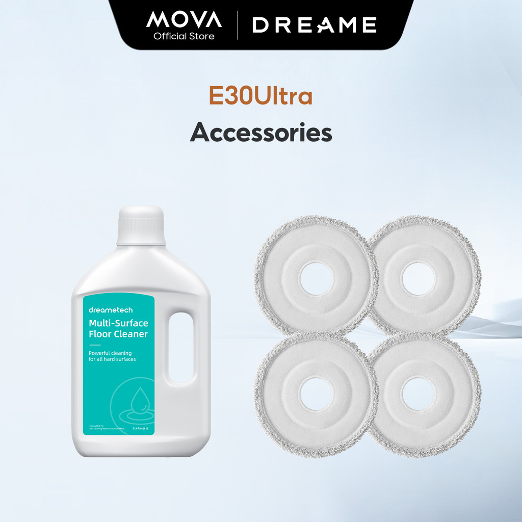 MOVA E30 Ultra Accessories by Dreame / อุปกรณ์เสริมหุ่นยนต์ดูดฝุ่น