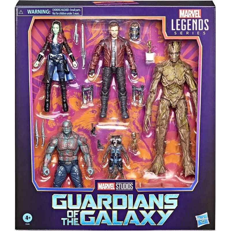 [นำเข้าจากประเทศญี่ปุ่น] Marvel Legends ชุดกล่องแอ็คชั่นฟิกเกอร์ Guardians of the Galaxy ขนาด 6 นิ้