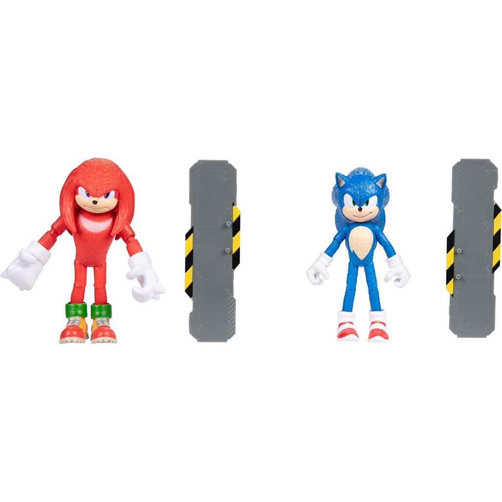 [นำเข้าจากประเทศญี่ปุ่น] โซนิคเดอะเฮดจ์ฮ็อก Sonic 2 ภาพยนตร์แอคชั่นฟิกเกอร์ขนาด 4 นิ้ว 2 แพ็ค - โซน