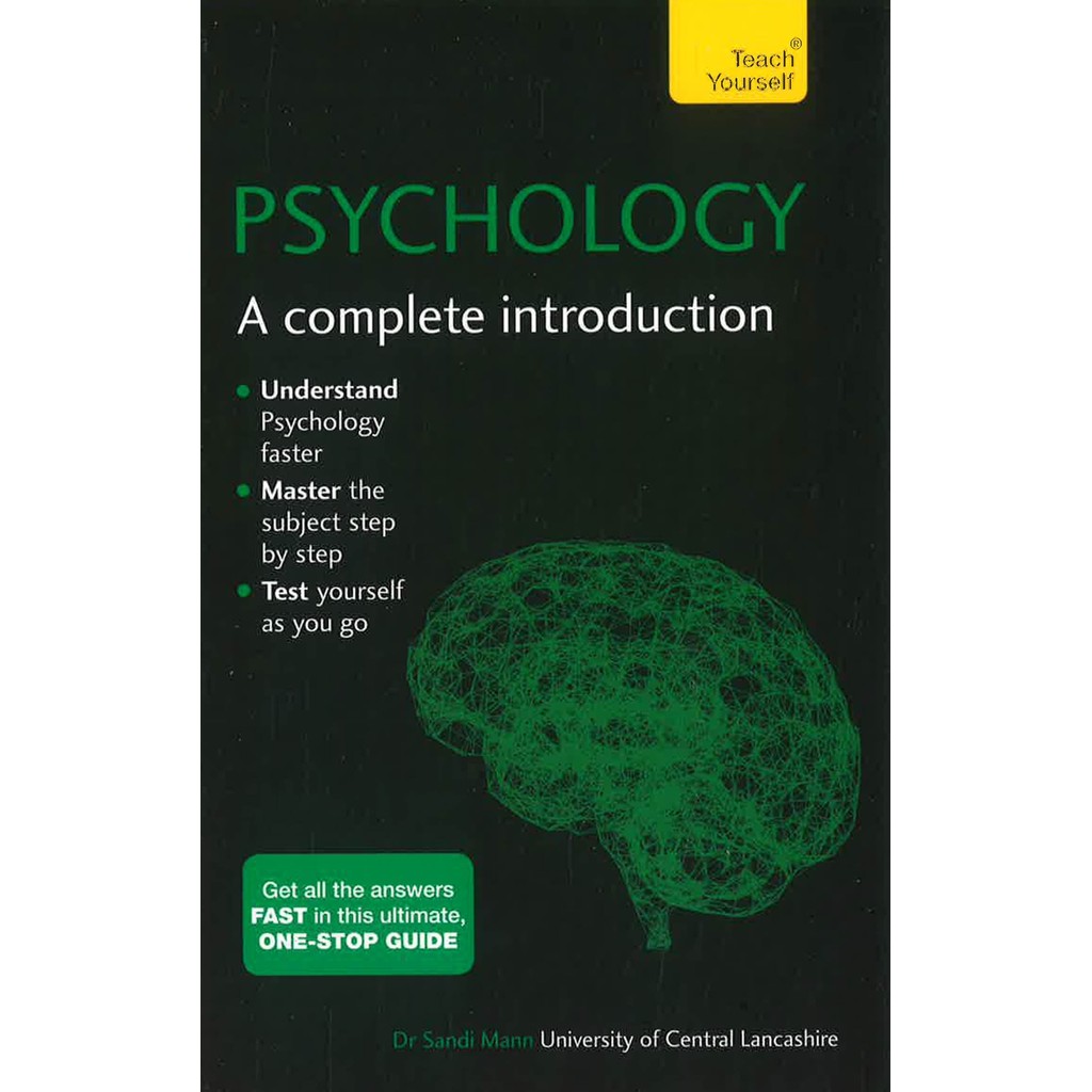 BBW หนังสือ TEACH YOURSELF: PSYCHOLOGY- A COMPLETE INTRODUCTIO ISBNarna - 9781473609303