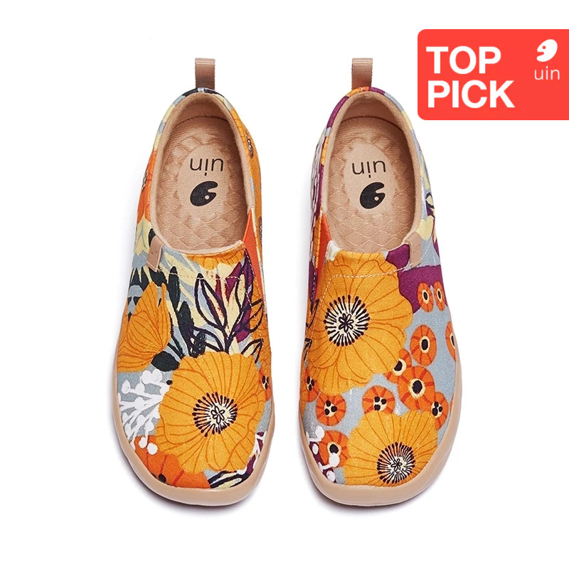 UIN Toledo I รองเท้าท่องเที่ยวสี สะดวกสบาย รองเท้าผู้หญิง-Marigolds
