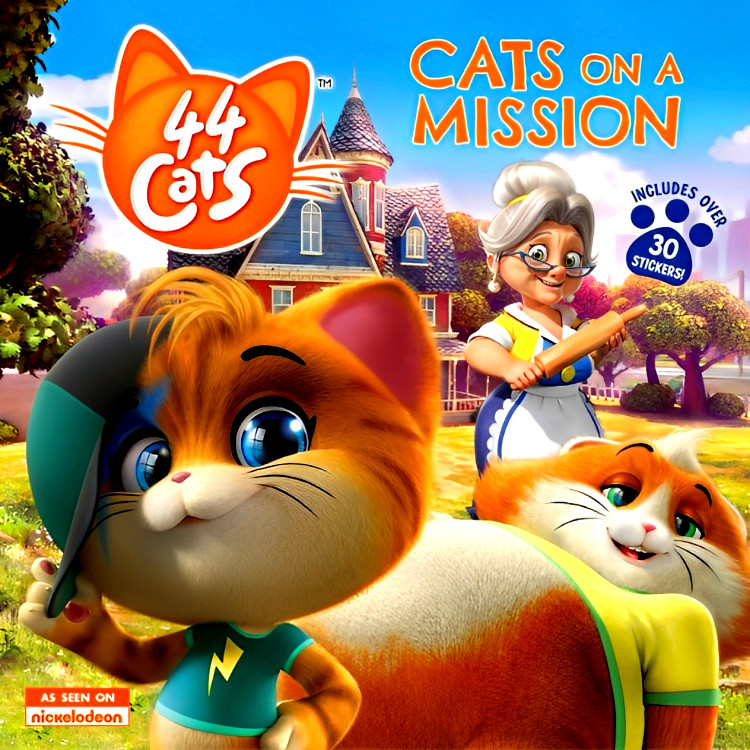 BBW หนังสือ 44 Cats: Cats On A Mission ISBN: 9780063002166
