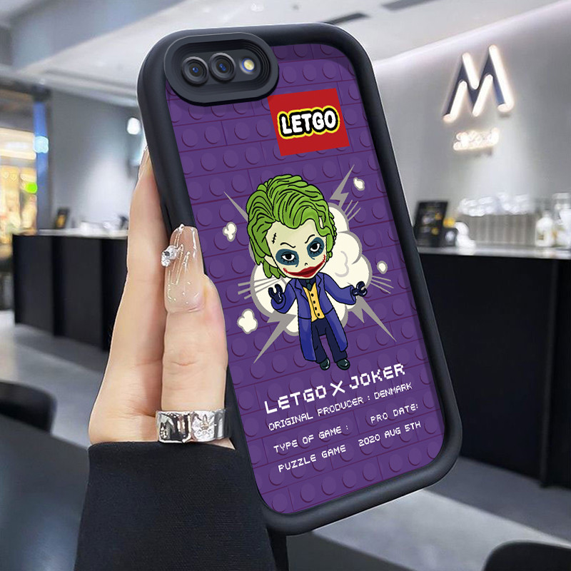 เคสสำหรับ OPPO A5 A3s A12E Realme C1 เคสป้องกันการกระแทกซิลิโคนเคสนิ่มใส่โทรศัพท์โจ๊กเกอร์ใหม่