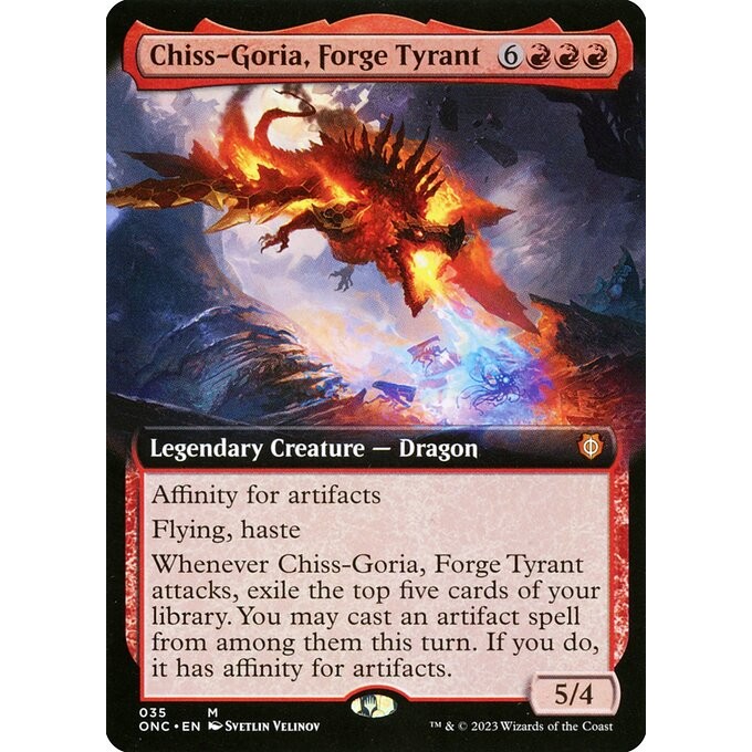 [Phyrexia: All Will Be One Commande] – [ONC] – (M) – [Chiss-Goria, Forge Tyrant] – [2023] ราคา ถูกที่สุด ดีลบีเคเค