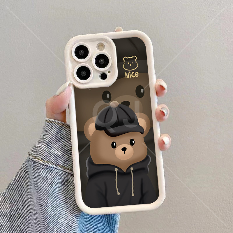 เคส Samsung M14 5G M34 5G M35 5G M54 5G M15 M33 5G M30S M21 M13 4G M31 M31S M51 M23 5G M55 5G C55 5G F15 F54 5G F34 5G กรณีโทรศัพท์หมีน้อย