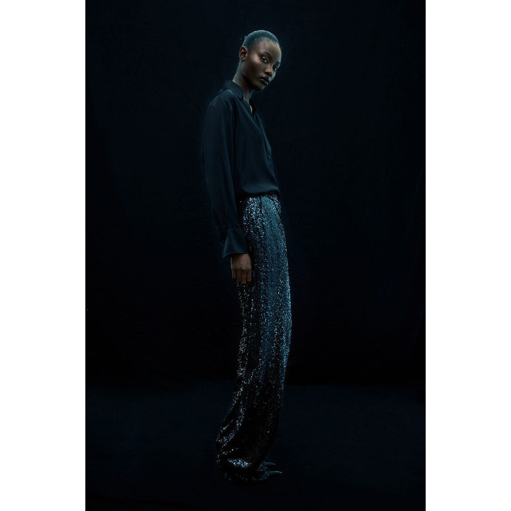 H&M Woman Shimmering trousers 1207183_1
