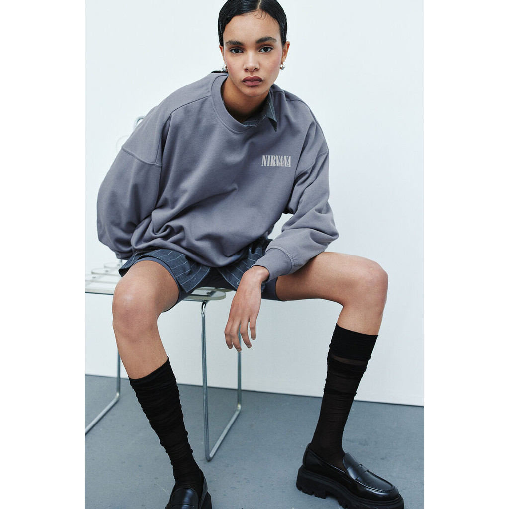 H&M Woman Printed sweatshirt 1198281_3