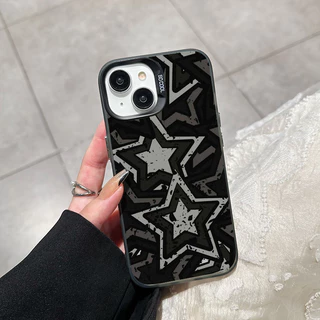 เคสสำหรับ iPhone 6 Plus 6s Plus 7 Plus 8 Plus SE 2020 X Xr Xs Max เคสเปลือกแข็งกันตกบางเฉียบฝ้าเคสโทรศัพท์โปร่งใส