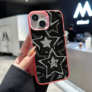 เคสสำหรับ iPhone 6 Plus 6s Plus 7 Plus 8 Plus SE 2020 X Xr Xs Max เคสเปลือกแข็งกันตกบางเฉียบฝ้าเคสโทรศัพท์โปร่งใส