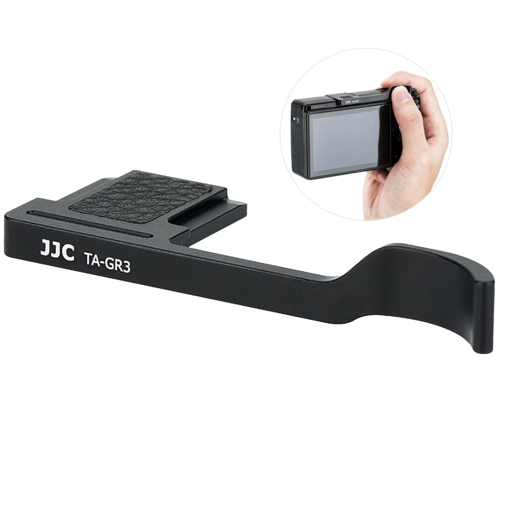 JJC Metal Thumb Grip Thumb Rest Ricoh Ricoh GR IIIx GR III GR3 GR III HDF GR3 HDF GR IIIx HDF GR3X H