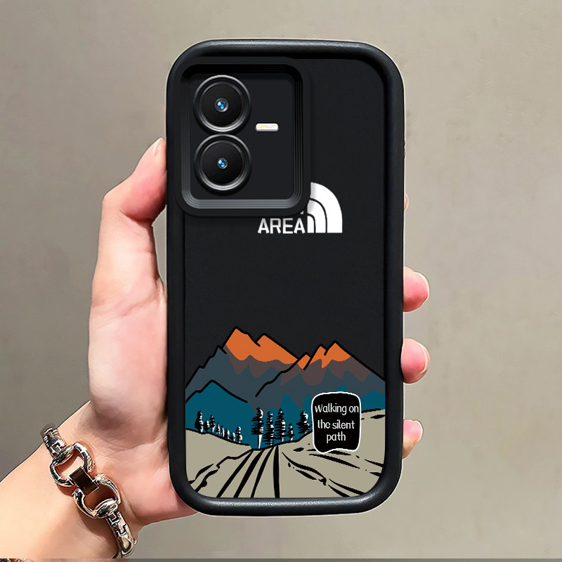 เคสสำหรับ VIVO Y22 VIVO Y22s เคสโทรศัพท์แบรนด์ทันสมัยพร้อมเปลือกแฟชั่นดูดซับแรงกระแทกซิลิโคนอ่อนนุ่ม
