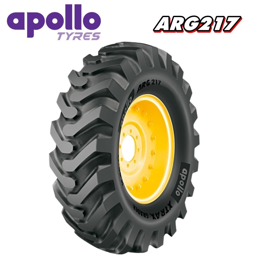 ยางรถอุตสาหกรรม รถตัก รถเกรด ขนาด 14.00-24 รุ่น ARG217 ชนิด TT ยี่ห้อ APOLLO
