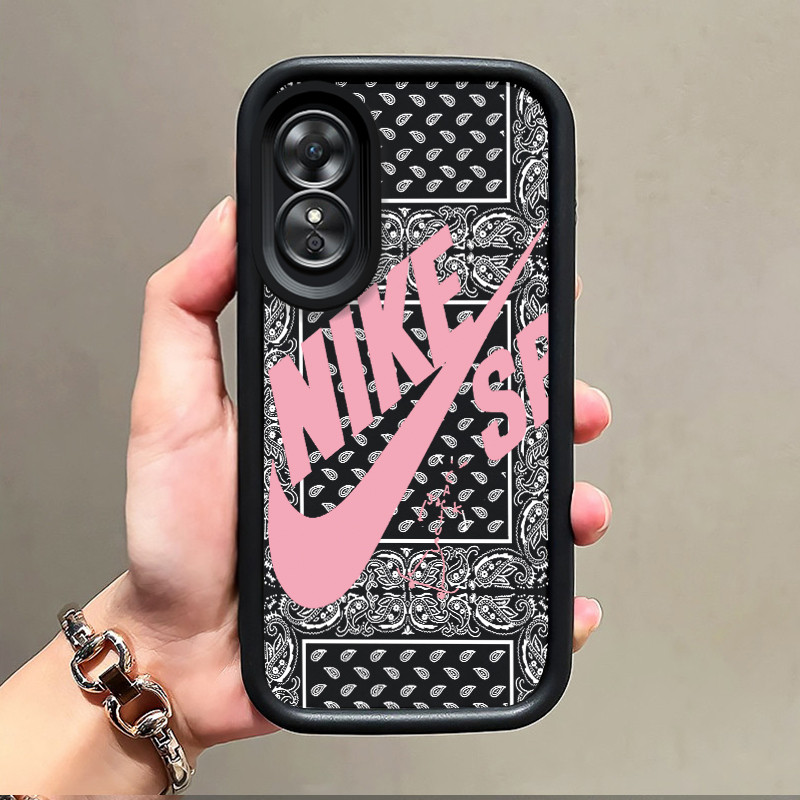เคสสำหรับ OPPO A17 OPPO A17K เคสโทรศัพท์แบรนด์อินเทรนด์เคสซิลิโคนแบบนิ่มเคสป้องกันทนต่อแรงกระแทก