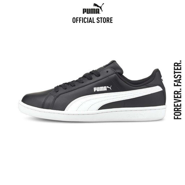 PUMA SPORT CLASSICS - รองเท้ากีฬา Smash Leather สีดำ - 35672214