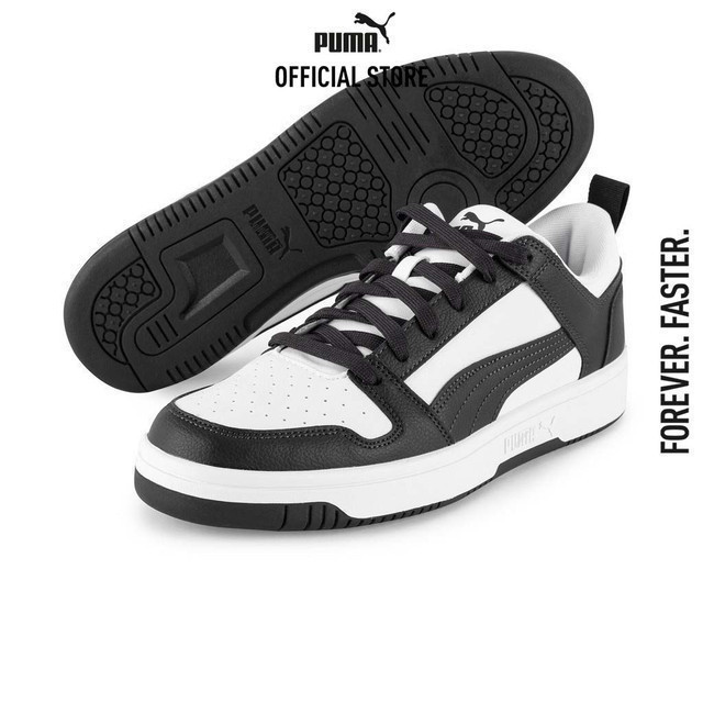 PUMA BASICS - รองเท้ากีฬา Rebound Lay Up Lo SL สีขาว - 36986617