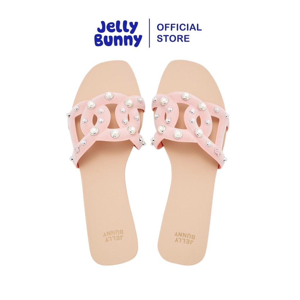 JELLY BUNNY รองเท้าส้นแบนและแซนดัล Grase Velour รุ่น B23WLSI069