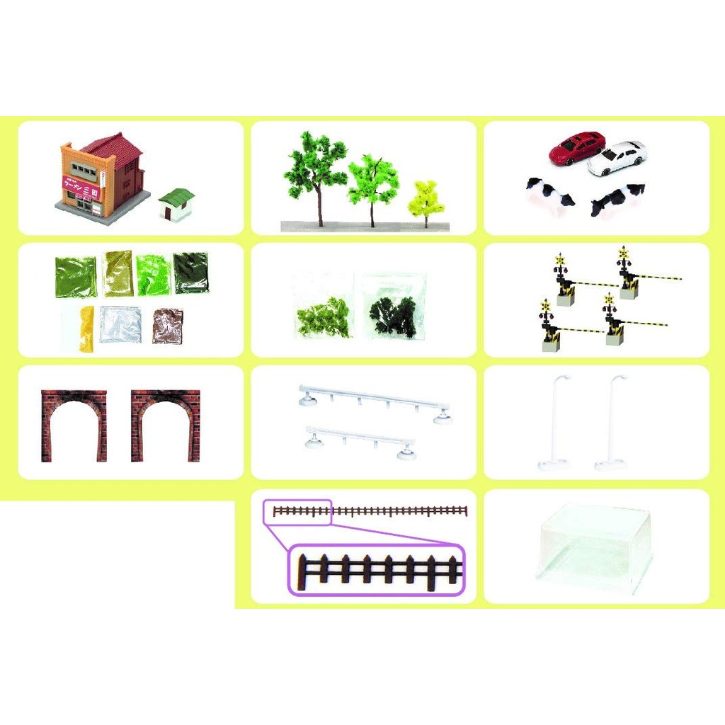 Rokuhan Z Gauge Z Shorty Mini Layout Set ประเภทอุโมงค์ชุดฉากพิเศษ SS002-2 Railway Model Suppli