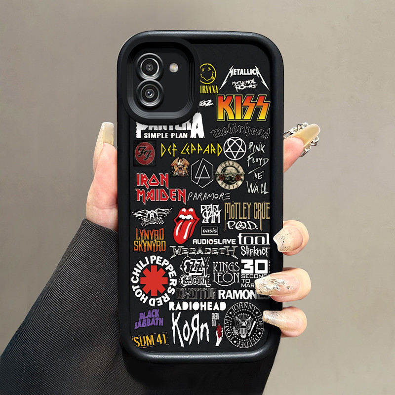 เคสสำหรับ Samsung Galaxy A03 เคสโทรศัพท์แบรนด์อินเทรนด์เคสป้องกันซิลิโคนออกแบบเองกรอบนิ่ม