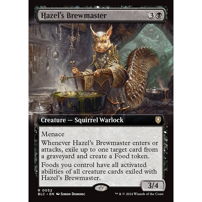 [Bloomburrow Commander] - [BLC] - (R) -[Hazel's Brewmaster] - [2024]