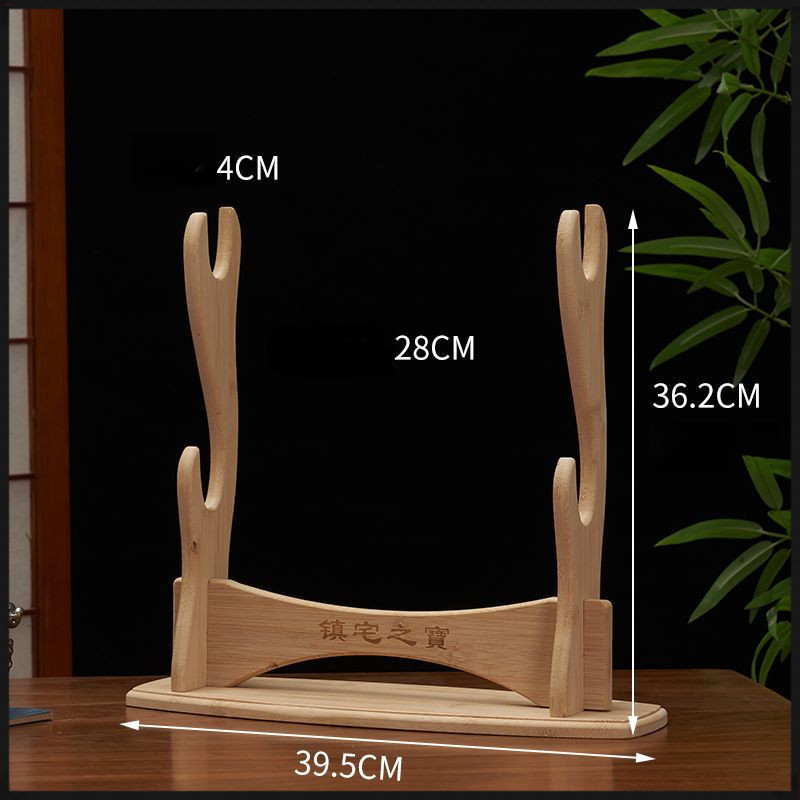 ยืนแสดงดาบ Sword and Blade Display Standขาตั้งดาบไม้เนื้อแข็งขาตั้งมีดโชว์แนวตั้งขาตั้งฐานเครื่องประดับ Hengcai ขาตั้งขล
