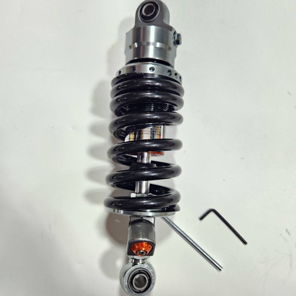 โช๊คหลัง WP โช๊คเดี่ยว สีดำ MSX , KSR , SONIC , LS , TENA , DASH แก๊สกึ่งน้ำมัน