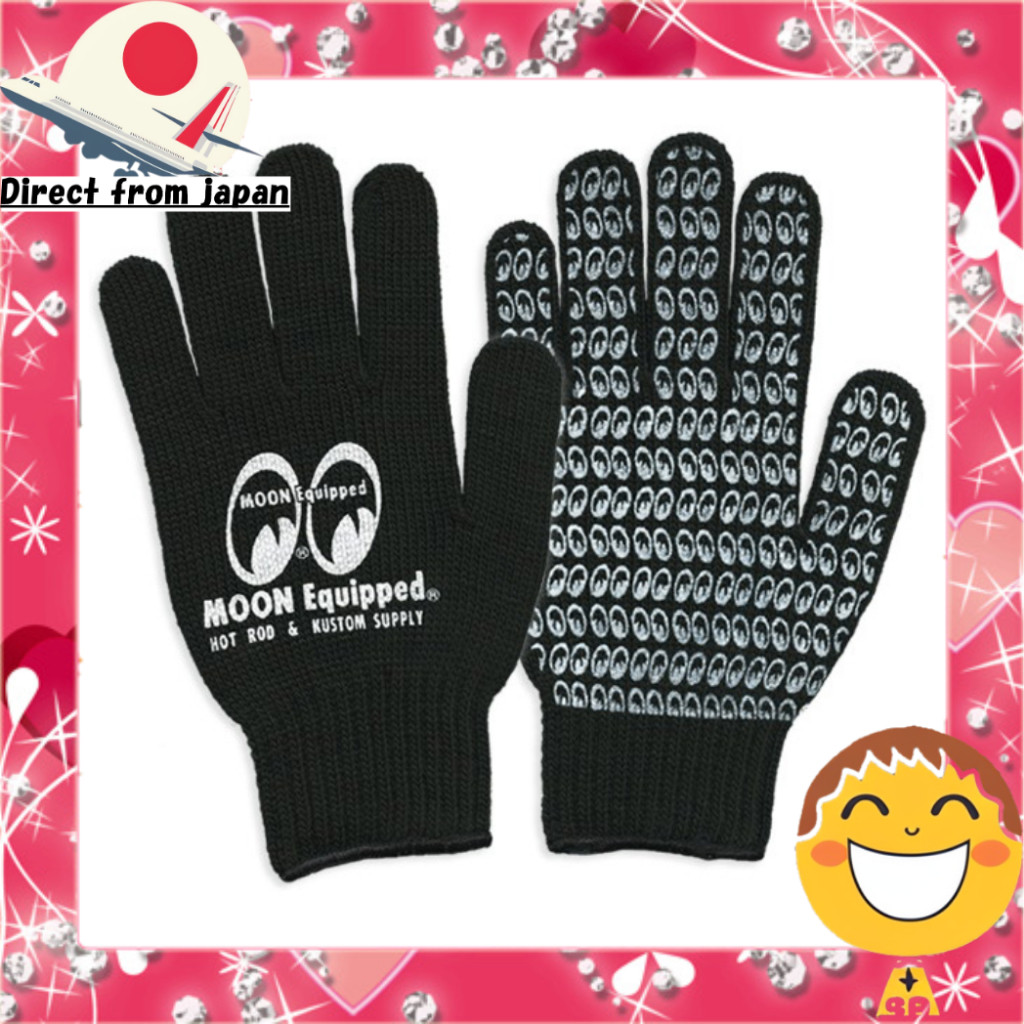 MOONEYES MOON Equipped Work Glove [MG603BK] [ส่งตรงจากญี่ปุ่น]