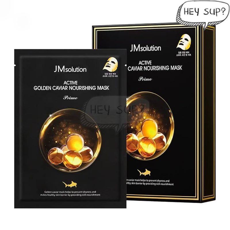 JMsolution Active Golden Caviar Nourishing Mask (10 Sheets/ Box)