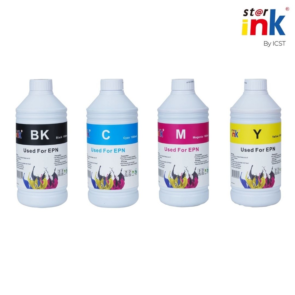 StarInk หมึกเติม T664 เครื่องปริ้น Epson L210, 220, 300, 310, 350,  360, 365, 385, 485, 1,000ml.