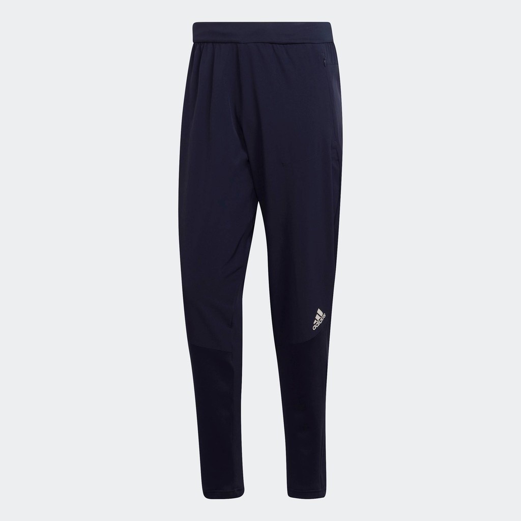 adidas เทรนนิง กางเกงเทรนนิงขายาว ผู้ชาย สีน้ำเงิน HC4256
