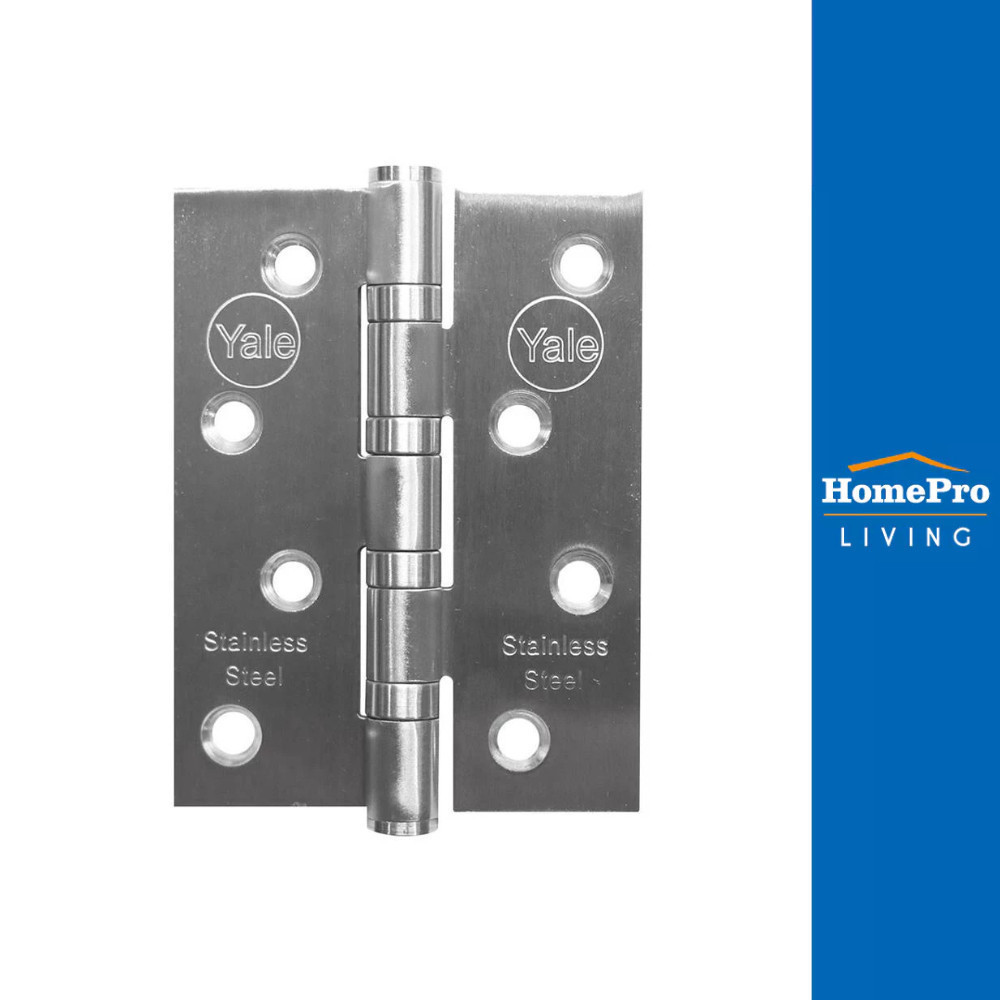 YALE บานพับ 4 นิ้วX3 นิ้ว EHISL4320BBP3E2 สีสเตนเลส แพ็ค 3 ชิ้น