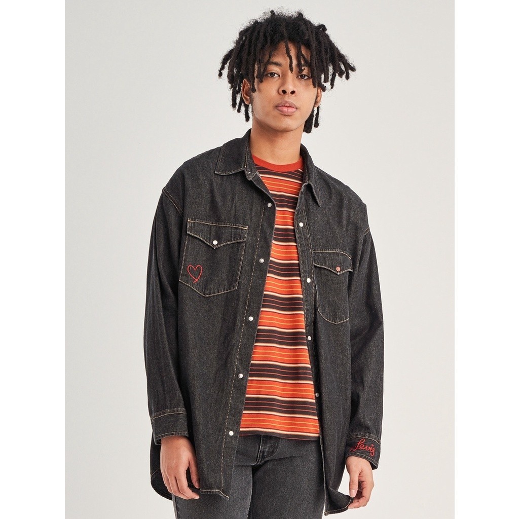 เสื้อเชิ้ตผู้ชาย Levi's® Men's Western Denim Overshirt
