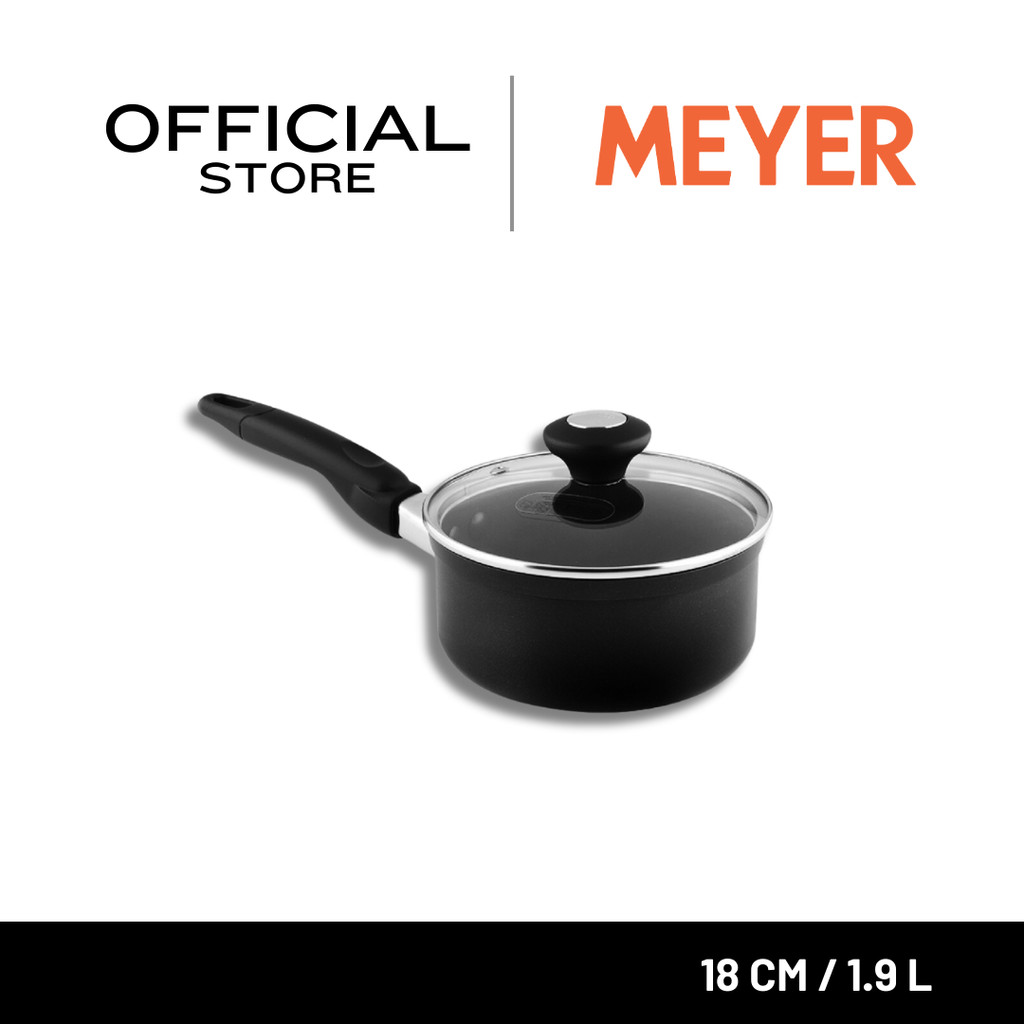 MEYER COOK 'N LOOK INDUCTION 18cm / 1.9L หม้อด้าม มีฝาปิด (18885-C)