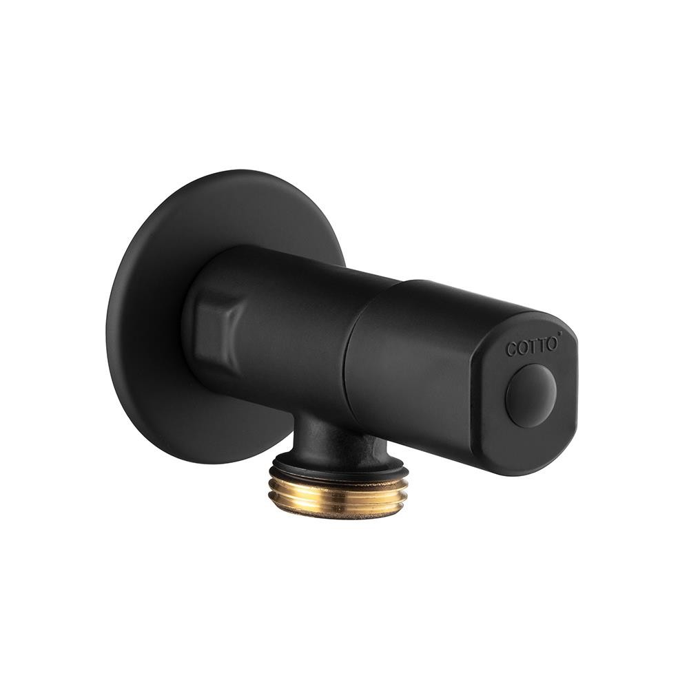 COTTO สต๊อปวาล์ว 1 ทาง CT179NBL(HM) สีดำ จัดส่งโดย HomePro