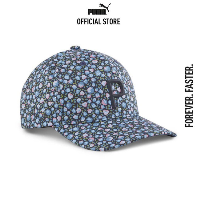PUMA GOLF - หมวกกอล์ฟ Soto Tech P สีฟ้า 02557201