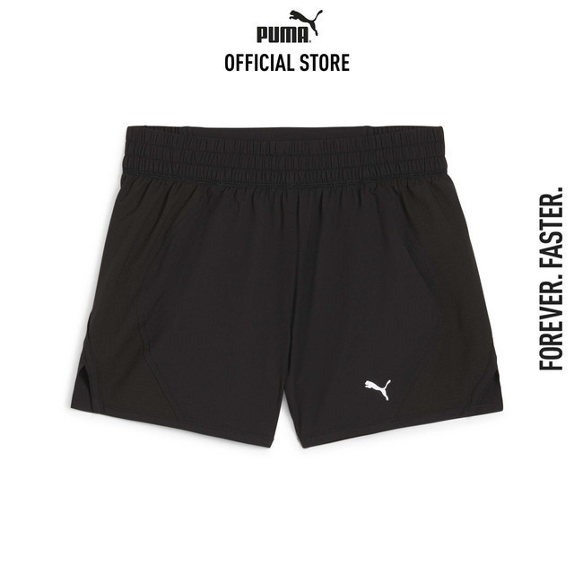 PUMA RUNNING - กางเกงวิ่งขาสั้นสำหรับผู้หญิง Run Velocity ULTRAWEAVE 4" สีดำ 52505901